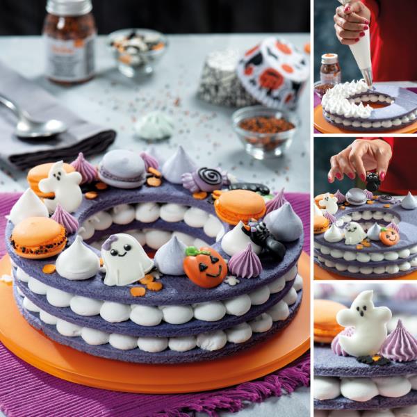 DECORAZIONI IN ZUCCHERO HALLOWEEN FANTASY SENZA GLUTINE PZ.6 3 DECORAZIONI IN ZUCCHERO HALLOWEEN FANTASY SENZA GLUTINE PZ.6