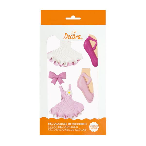 DECORAZIONI IN ZUCCHERO BALLERINA PZ.5 1 DECORAZIONI IN ZUCCHERO BALLERINA PZ.5
