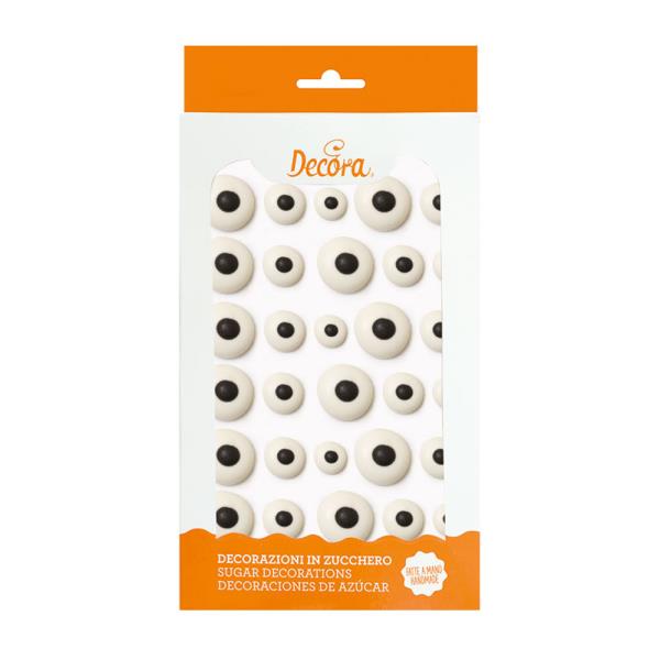 DECORAZIONI IN ZUCCHERO OCCHIETTI 3D PZ.30 1 DECORAZIONI IN ZUCCHERO OCCHIETTI 3D PZ.30