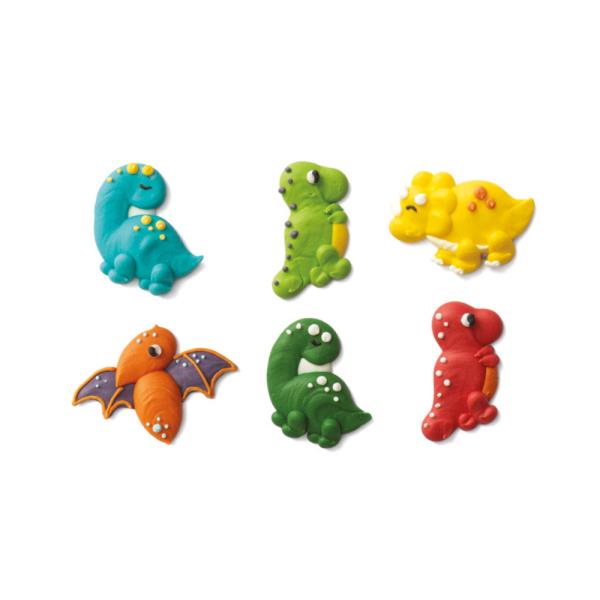 DECORAZIONI IN ZUCCHERO DINOSAURI JURASSIC PZ.6 2 DECORAZIONI IN ZUCCHERO DINOSAURI JURASSIC PZ.6