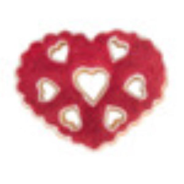 TAGLIAPASTA CUORE CON CUORI INTERNI cm. 8x6,5 h.2,5 cm. pz.1 4 TAGLIAPASTA CUORE CON CUORI INTERNI cm. 8x6,5 h.2,5 cm. pz.1