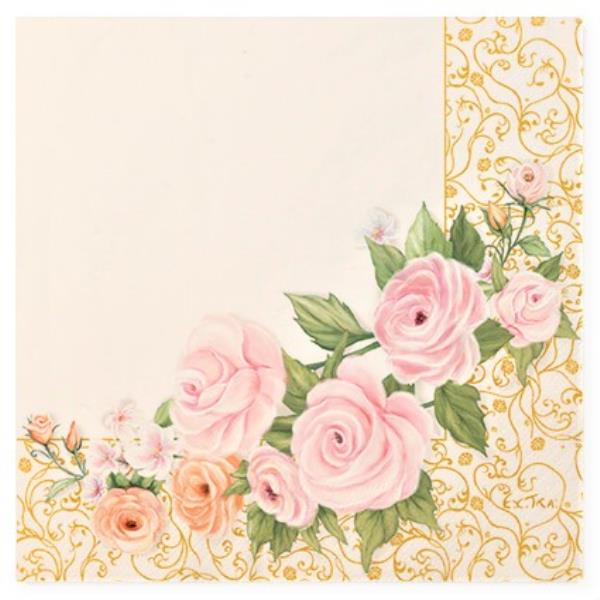 TOVAGLIOLO 33x33 ROSE FLOWER Ex.Tra.™ pz.20 1 TOVAGLIOLO 33x33 ROSE FLOWER Ex.Tra.™ pz.20