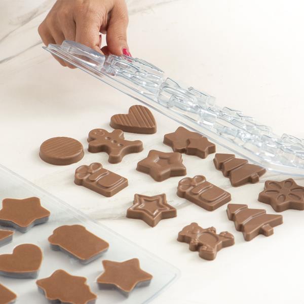 KIT STAMPI CIOCCOLATINI E BUSTINE CALENDARIO DELL'AVVENTO 4 KIT STAMPI CIOCCOLATINI E BUSTINE CALENDARIO DELL'AVVENTO