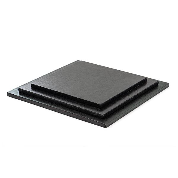 SOTTOTORTA QUADRATI PASTA DI CELLULOSA/ALLUMINIO NERO 1 SOTTOTORTA QUADRATI PASTA DI CELLULOSA/ALLUMINIO NERO