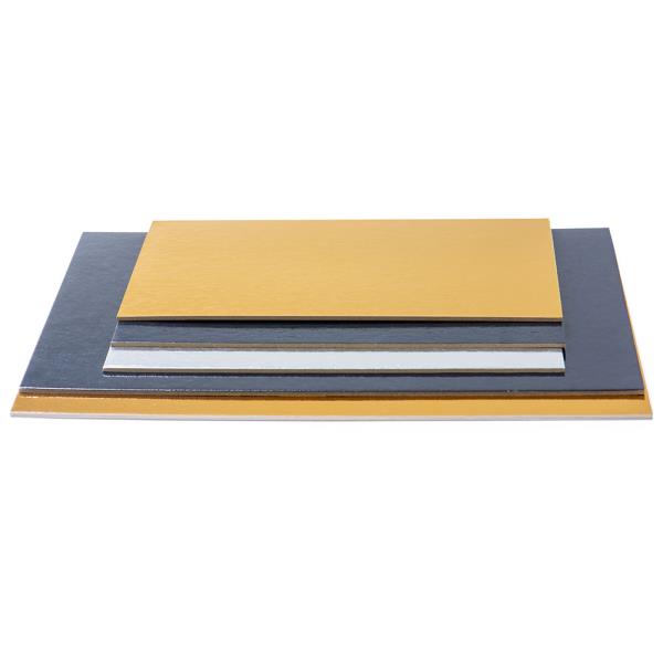 SOTTOTORTA RETTANGOLARI NERO/ORO H. 3 mm. 1 SOTTOTORTA RETTANGOLARI NERO/ORO H. 3 mm.