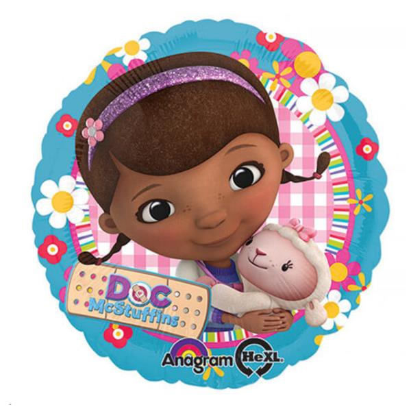 PALLONCINO MYLAR 18'' DOTTORESSA PELUCHE 1 PALLONCINO MYLAR 18'' DOTTORESSA PELUCHE