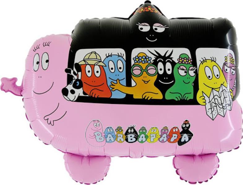 PALLONE MYLAR SUPER SHAPE BARBAPAPA' BUS 1 PALLONE MYLAR SUPER SHAPE BARBAPAPA' BUS