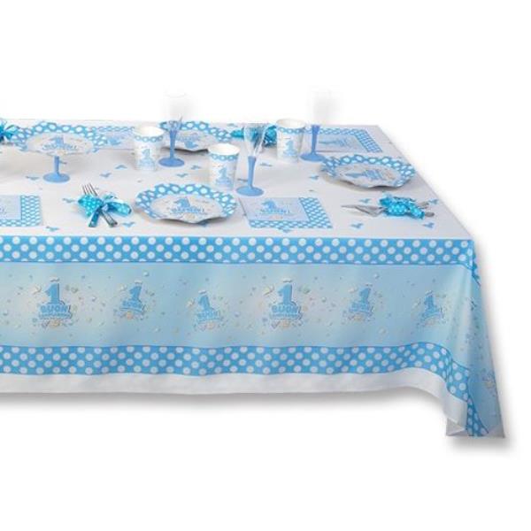 TOVAGLIA 1 COMPLEANNO CELESTE NEW 2 TOVAGLIA 1 COMPLEANNO CELESTE NEW