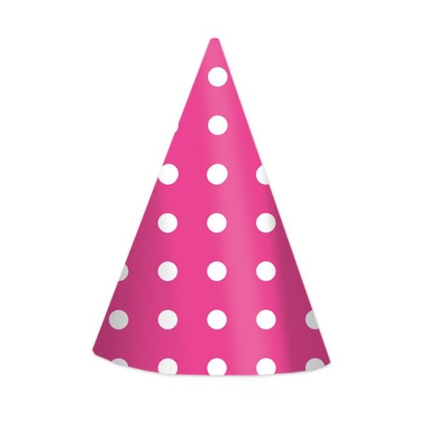 CAPPELLINI POIS FUXIA PZ.6