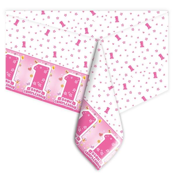 TOVAGLIA PVC 140x270 cm. ONE PINK pz.1 1 TOVAGLIA PVC 140x270 cm. ONE PINK pz.1