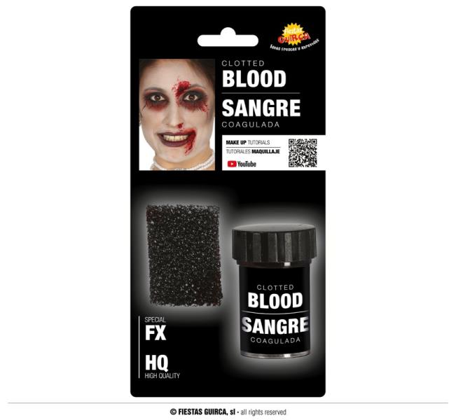 VASETTO SANGUE COAGULATO CON SPUGNETTA 1 VASETTO SANGUE COAGULATO CON SPUGNETTA