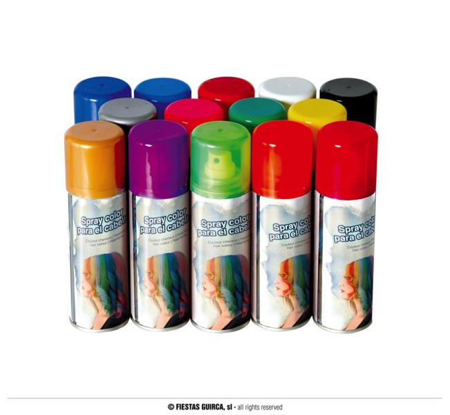 SPRAY PER CAPELLI VARI COLORI 125 ml 1 SPRAY PER CAPELLI VARI COLORI 125 ml