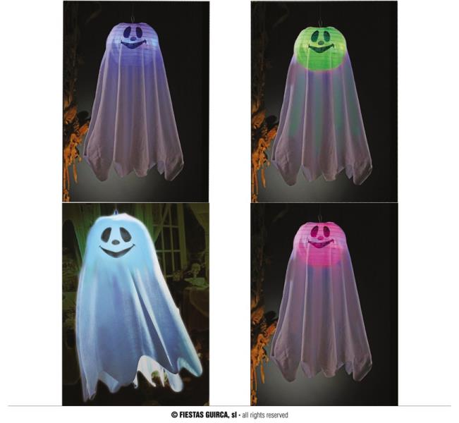 FANTASMA PENDENTE CON LUCE 60 cm. 1 FANTASMA PENDENTE CON LUCE 60 cm.