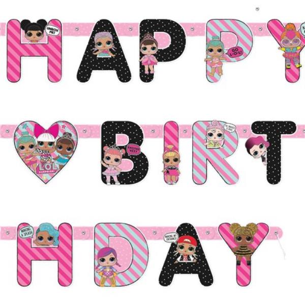FESTONE HAPPY BIRTHDAY LOL SURPRISE 1 FESTONE HAPPY BIRTHDAY LOL SURPRISE