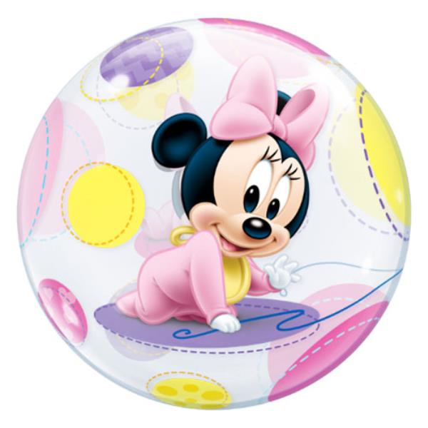 PALLONCINO BUBBLE 22" BABY MINNIE 1 PALLONCINO BUBBLE 22" BABY MINNIE