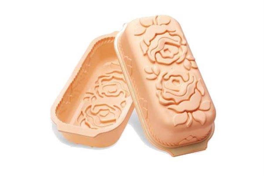 STAMPO SILICONE PLUM CAKE ROSE SILIKOMART 1 STAMPO SILICONE PLUM CAKE ROSE SILIKOMART