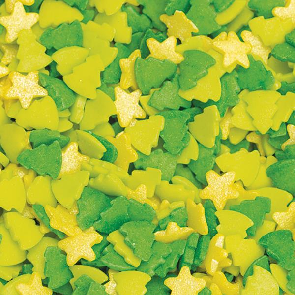 SPRINKLE DECORAZIONI CHRISTMAS MIX GR.60 2 SPRINKLE DECORAZIONI CHRISTMAS MIX GR.60