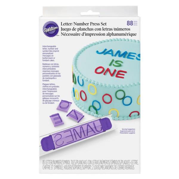 KIT STAMPO LETTERE E NUMERI 1 KIT STAMPO LETTERE E NUMERI
