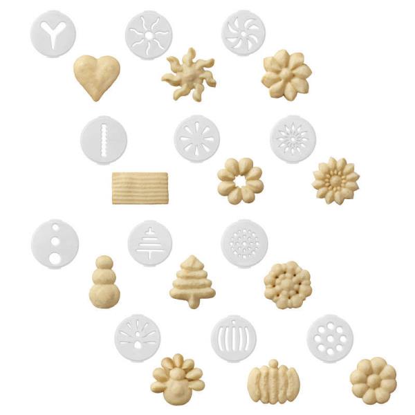 PISTOLA PER BISCOTTI PLASTICA 9 PISTOLA PER BISCOTTI PLASTICA