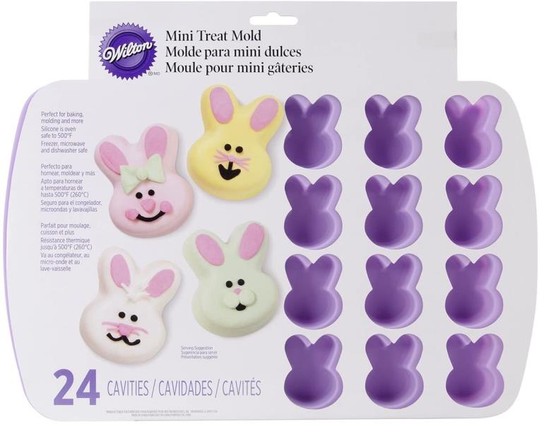 STAMPO SILICONE CONIGLIETTI 24 CAVITA'