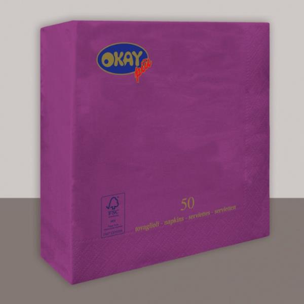 TOVAGLIOLI 33X33 PURPLE PZ.50 1 TOVAGLIOLI 33X33 PURPLE PZ.50