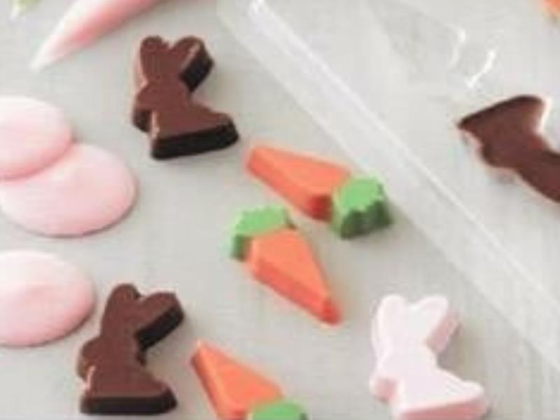 STAMPO CIOCCOLATINI CAROTA E CONIGLIO 2 STAMPO CIOCCOLATINI CAROTA E CONIGLIO