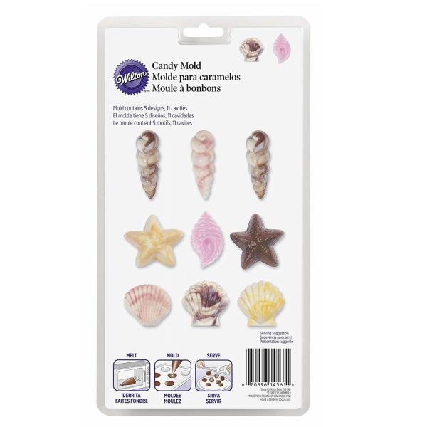 STAMPO CIOCCOLATINI CONCHIGLIE 3 STAMPO CIOCCOLATINI CONCHIGLIE
