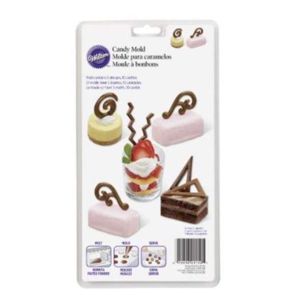 STAMPO CIOCCOLATINI DESSERT 3 STAMPO CIOCCOLATINI DESSERT