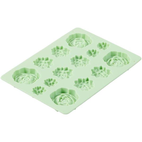 STAMPO IN SILICONE PIANTE GRASSE 3 STAMPO IN SILICONE PIANTE GRASSE