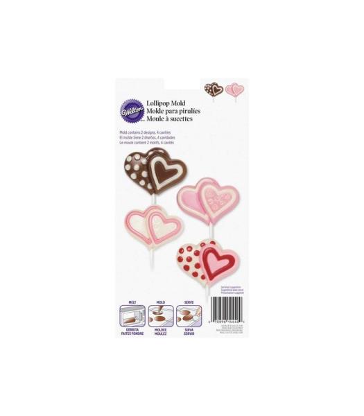 STAMPO CIOCCOLATINI CUORE DOPPIO 1 STAMPO CIOCCOLATINI CUORE DOPPIO