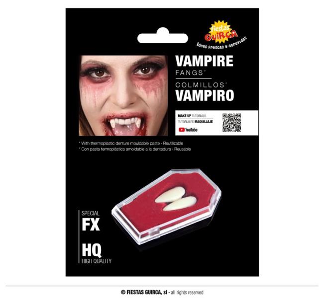 DENTI VAMPIRO IN BARA 1 DENTI VAMPIRO IN BARA