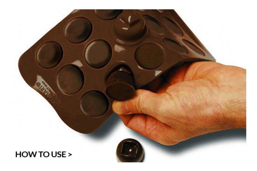 STAMPO SILICONE CIOCCOLATINI A CUORE SILIKOMART
