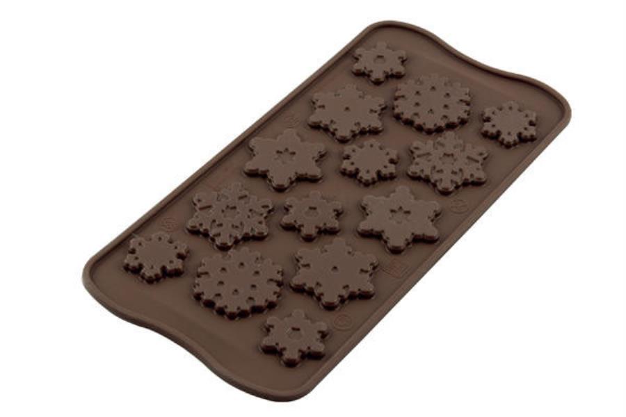 STAMPO SILICONE CIOCCOLATINI CRISTALLI GHIACCIO SILIKOMART 1 STAMPO SILICONE CIOCCOLATINI CRISTALLI GHIACCIO SILIKOMART