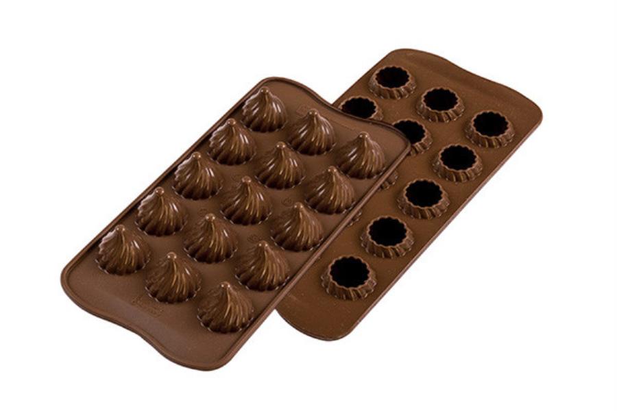 STAMPO SILICONE CIOCCOLATINI CHOCO FLAME SILIKOMART