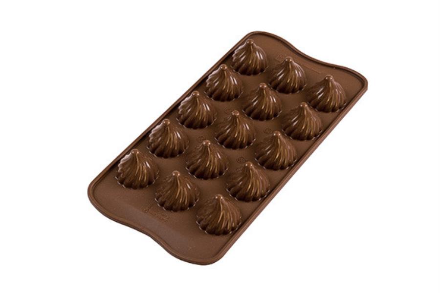 STAMPO SILICONE CIOCCOLATINI CHOCO FLAME SILIKOMART