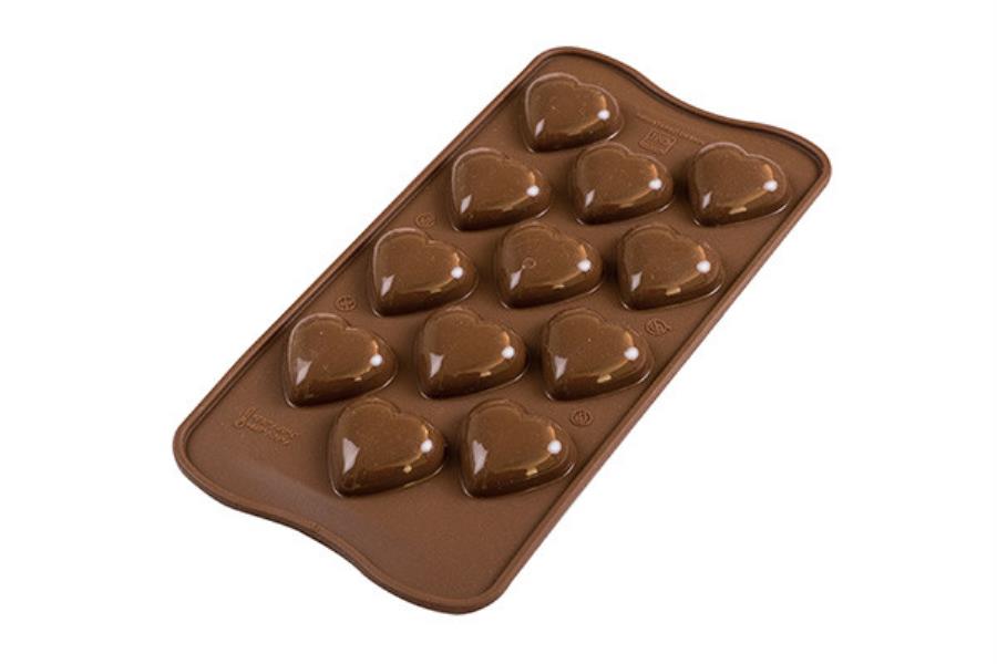 STAMPO SILICONE CIOCCOLATINI LOVE CUORI SILIKOMART 2 STAMPO SILICONE CIOCCOLATINI LOVE CUORI SILIKOMART