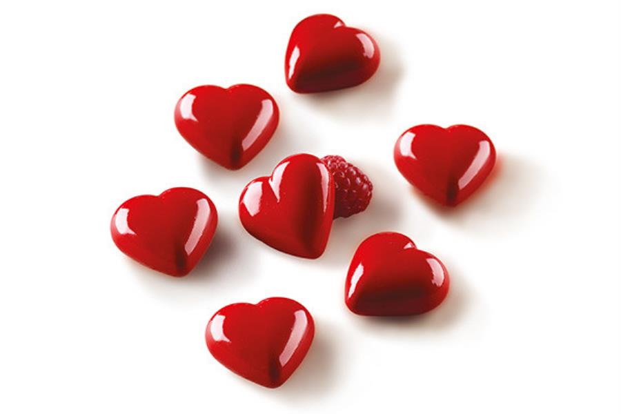 STAMPO SILICONE CIOCCOLATINI LOVE CUORI SILIKOMART 4 STAMPO SILICONE CIOCCOLATINI LOVE CUORI SILIKOMART