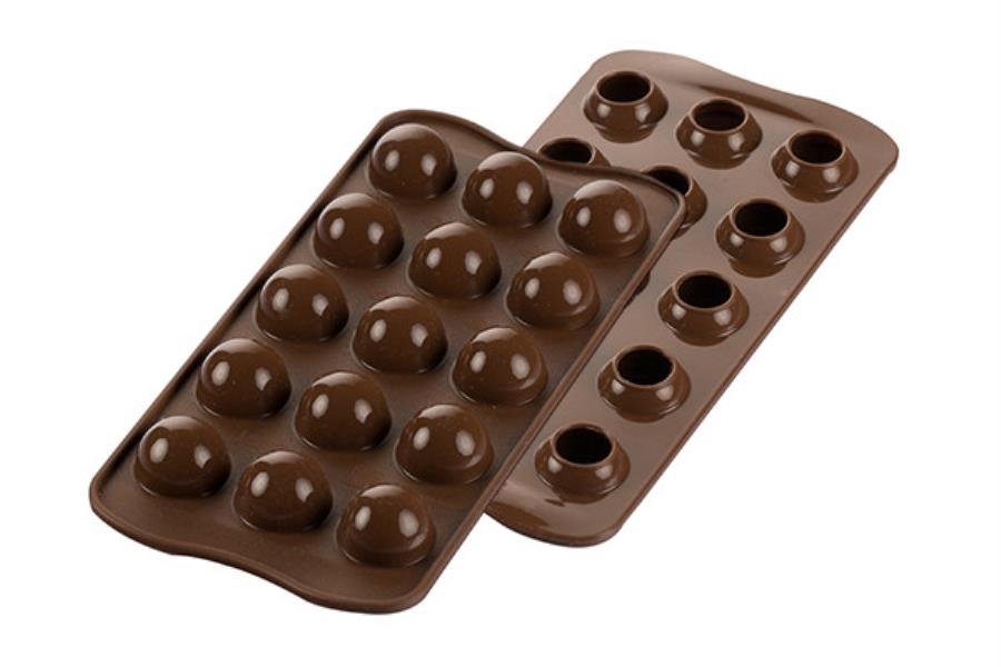 STAMPO SILICONE CIOCCOLATINI TARTUFINO SILIKOMART 1 STAMPO SILICONE CIOCCOLATINI TARTUFINO SILIKOMART