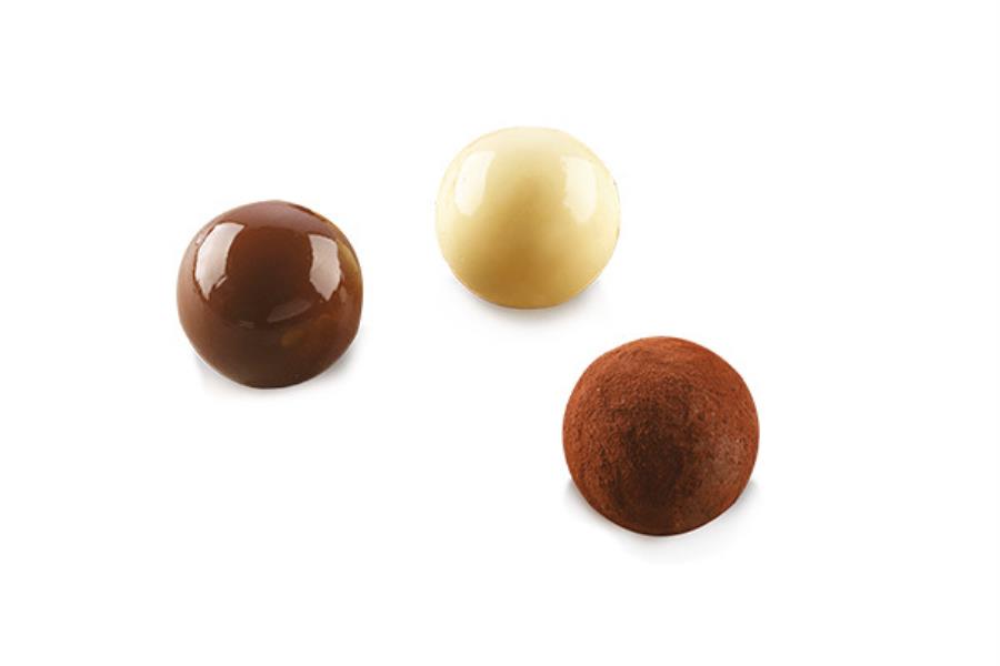 STAMPO SILICONE CIOCCOLATINI TARTUFINO SILIKOMART 6 STAMPO SILICONE CIOCCOLATINI TARTUFINO SILIKOMART