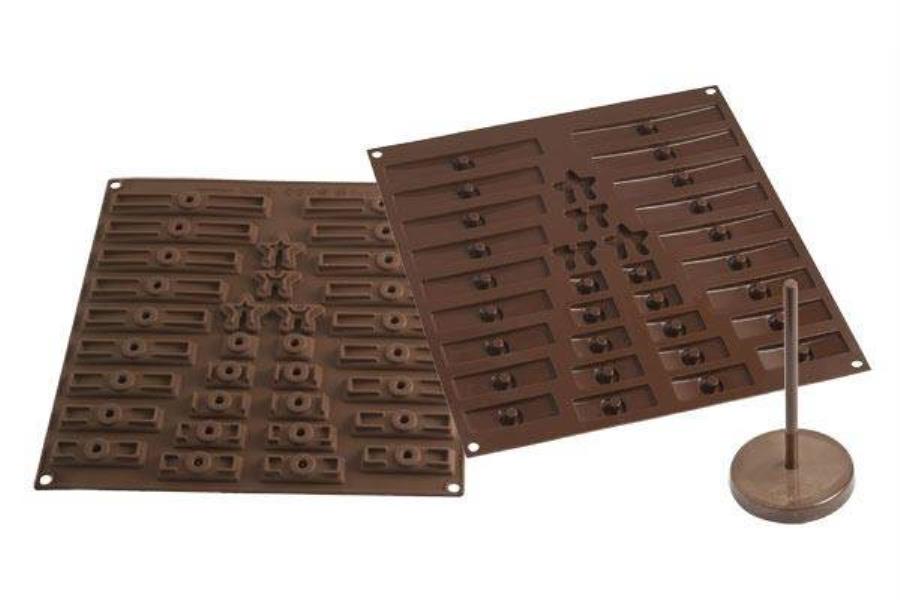 STAMPO SILICONE ALBERO COMPONIBILE 3D SILIKOMART 1 STAMPO SILICONE ALBERO COMPONIBILE 3D SILIKOMART