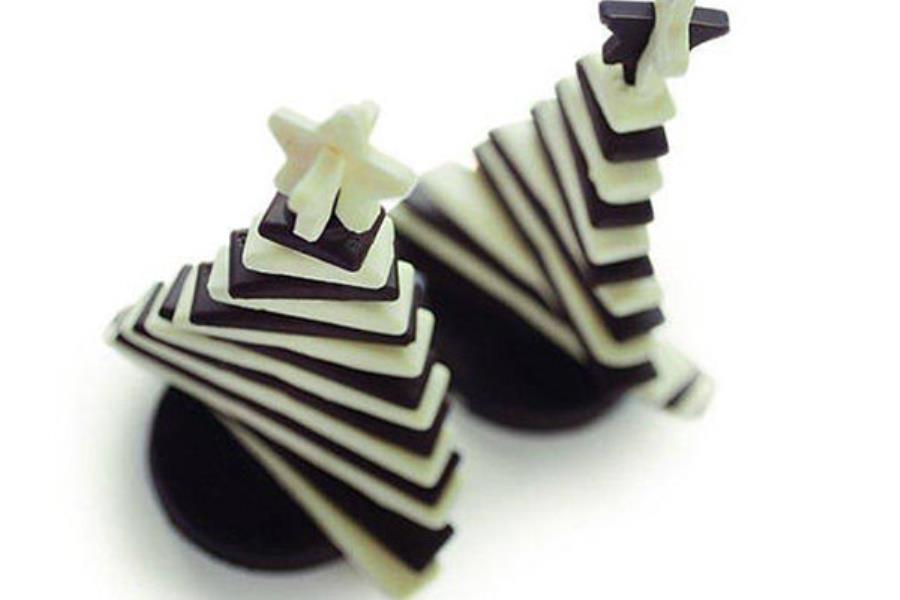 STAMPO SILICONE ALBERO COMPONIBILE 3D SILIKOMART 4 STAMPO SILICONE ALBERO COMPONIBILE 3D SILIKOMART
