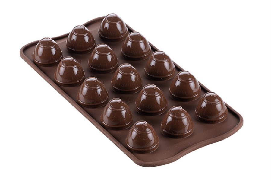 STAMPO SILICONE CIOCCOLATINI OVETTO SPIRALE SILIKOMART 1 STAMPO SILICONE CIOCCOLATINI OVETTO SPIRALE SILIKOMART