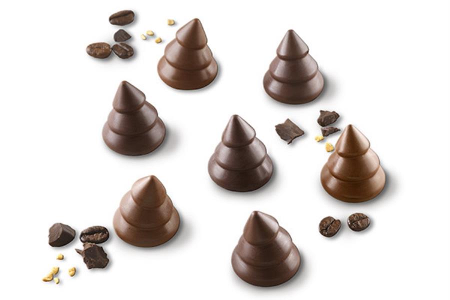 STAMPO SILICONE CIOCCOLATINI CHOCO TREES SILIKOMART