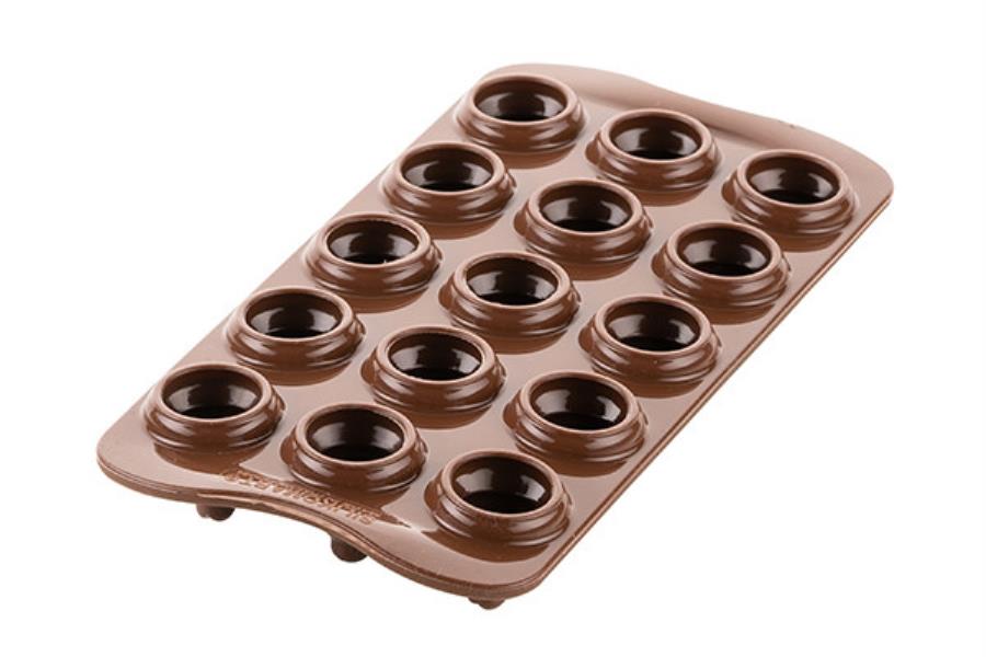 STAMPO SILICONE CIOCCOLATINI CHOCO TREES SILIKOMART