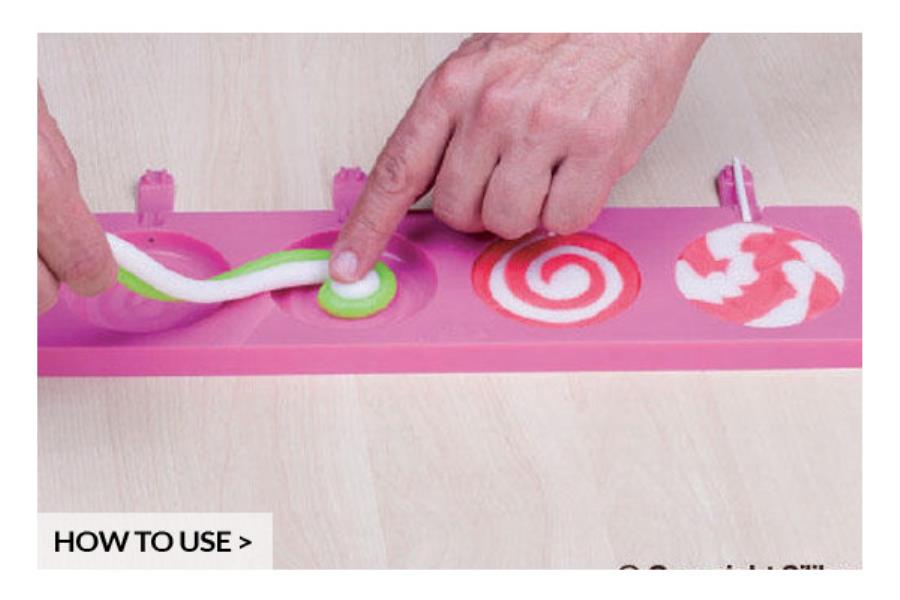 STAMPO SILICONE PER LOLLI POPS TONDO SILIKOMART