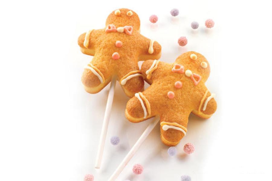 STAMPO SILICONE PER LOLLI POPS GINGER SILIKOMART 3 STAMPO SILICONE PER LOLLI POPS GINGER SILIKOMART