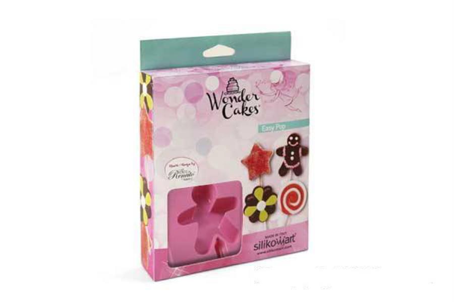 STAMPO SILICONE PER LOLLI POPS GINGER SILIKOMART 2 STAMPO SILICONE PER LOLLI POPS GINGER SILIKOMART