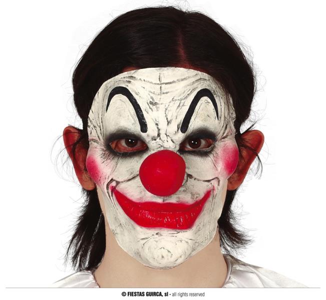 MEZZA MASCHERA PAGLIACCIO LATTICE 1 MEZZA MASCHERA PAGLIACCIO LATTICE