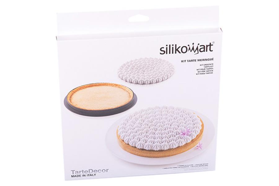 STAMPO SILICONE KIT TARTE RING MERINGUE' SILIKOMART 2 STAMPO SILICONE KIT TARTE RING MERINGUE' SILIKOMART