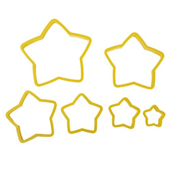 SET 6 TAGLIAPASTA IN PLASTICA STELLA 4 SET 6 TAGLIAPASTA IN PLASTICA STELLA